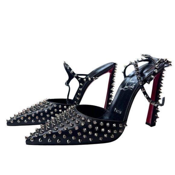 NWT Christian Louboutin Condora Riviera Spikes 100mm (40/10) - Picture 6 of 9